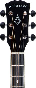 Akusztikus gitár Arrow Silver D Black - 3