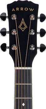 Akusztikus gitár Arrow Gold D Black - 3