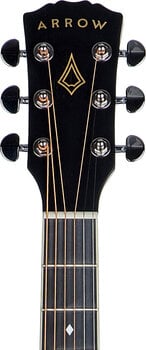 Jumbo akoestische gitaar Arrow Gold A Black - 3