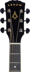 Jumbo Guitar Arrow Gold A Tobacco Burst Jumbo Guitar - 2