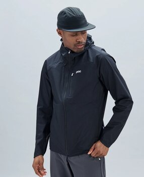 Cyklo-Bunda, vesta POC Motion Rain Men's Jacket Uranium Black 2XL Bunda - 7