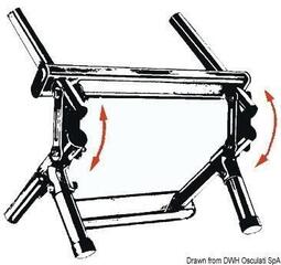 Lestve Osculati Foldable Transom Ladder 3 st. Lestve - 1