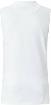 Риза за поло Callaway Sleeveless Micro Hex Polo Bright White M Womens - 2