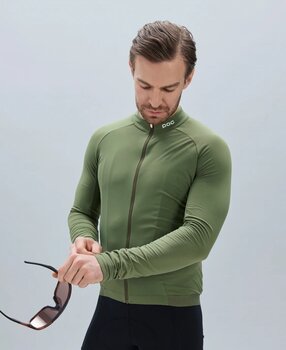 Kolesarski dres, majica POC Ambient Thermal Men's Jersey Epidote Green M - 4