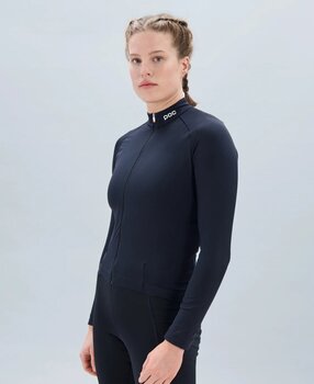 Odzież kolarska / koszulka POC Ambient Thermal Women's Jersey Uranium Black M - 3