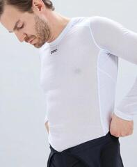 Cycling jersey POC Essential Layer LS Hydrogen White - 2