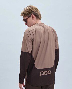 Cycling jersey POC Essential MTB LS Jersey Jasper Brown L - 4