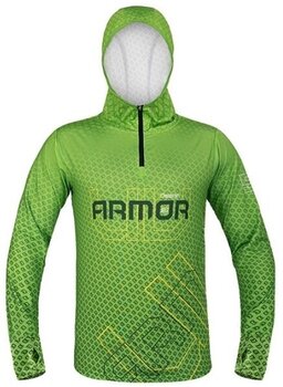 Horgászpóló Delphin Horgászpóló Hooded Sweatshirt UV ARMOR 50+ Neon M - 2