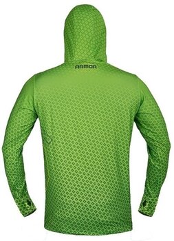 Horgászpóló Delphin Horgászpóló Hooded Sweatshirt UV ARMOR 50+ Neon M - 3