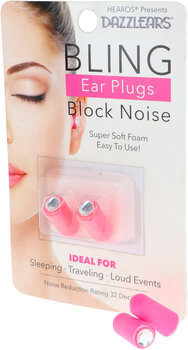 Earplugs Hearos DAZZLEARS Bling Pink NRR 32db Pink Earplugs - 3