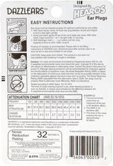 Ohrstöpsel Hearos DAZZLEARS Bling Pink NRR 32db Pink Ohrstöpsel - 3