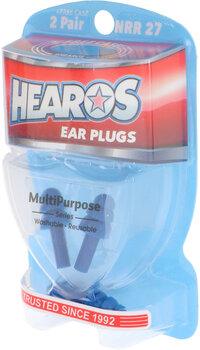 Earplugs Hearos Multi-Purpose Blue 2 Pairs Blue Earplugs - 3