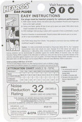 Ohrstöpsel Hearos Sleep Pretty Tonight NRR 32db Pink Ohrstöpsel - 3
