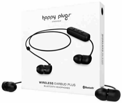 Trådlösa in-ear-hörlurar Happy Plugs In-Ear Wireless Black - 2