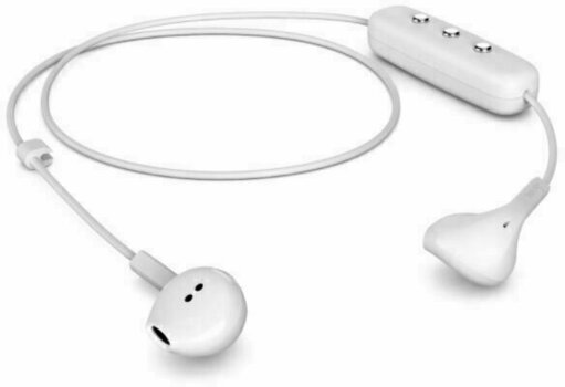 In-ear draadloze koptelefoon Happy Plugs Earbud Plus Wireless White - 2