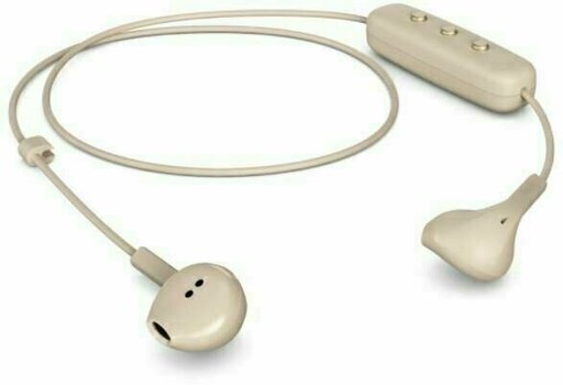 Bezdrátové sluchátka do uší Happy Plugs Earbud Plus Nude - 3