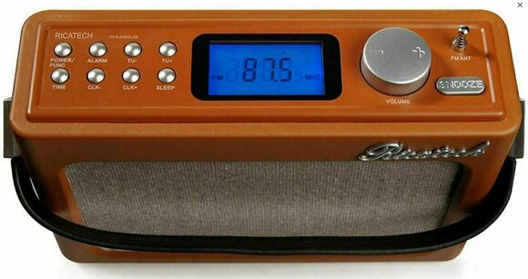 Tisch Musik Player Ricatech PR78 Emmeline Vintage Radio Cognac Brown - 3
