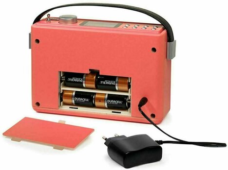 Desktop Music Player Ricatech PR78 Emmeline Vintage Radio Salmon Pink - 4