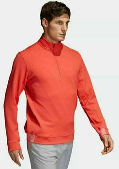 Pulover s kapuco/Pulover Adidas Adipure Layering Mens Sweater Bahia Coral S - 2