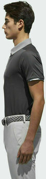 Poloshirt Adidas Climachill Stretch Mens Polo Shirt Carbon /Grey Three L - 5