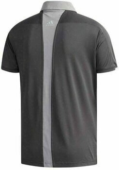 Koszulka Polo Adidas Climachill Stretch Carbon /Grey Three S - 5