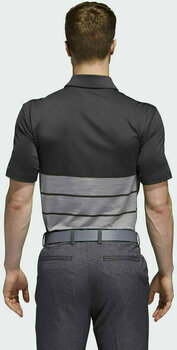 Polo-Shirt Adidas Ultimate365 Heathered Block Herren Poloshirt Carbon M - 5