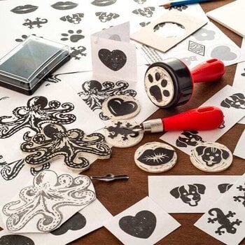 Set For Graphic Techniques Essdee Mastercut Stamp Carving Kit Set For Graphic Techniques - 3