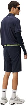 Polo Shirt J.Lindeberg Tour Tech Slim Fit Mens Navy Melange L Polo Shirt - 4