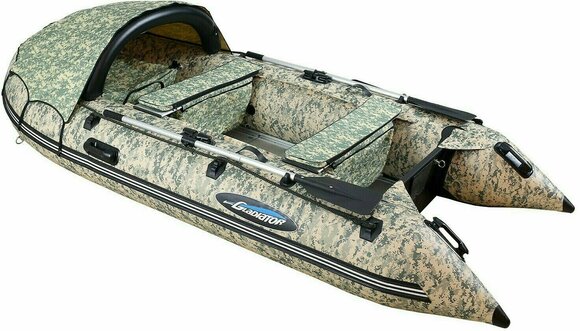 Inflatable Boat Gladiator Inflatable Boat C420AL 420 cm Camouflage - 4