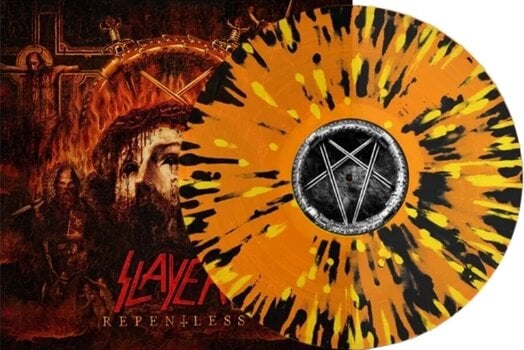 Vinylskiva Slayer - Repentless (Orange Yellow Black Splatter Coloured) (LP) - 2