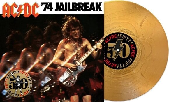 Hanglemez AC/DC - 74 Jailbreak (Gold Coloured) (Anniversary Edition) (LP) - 2