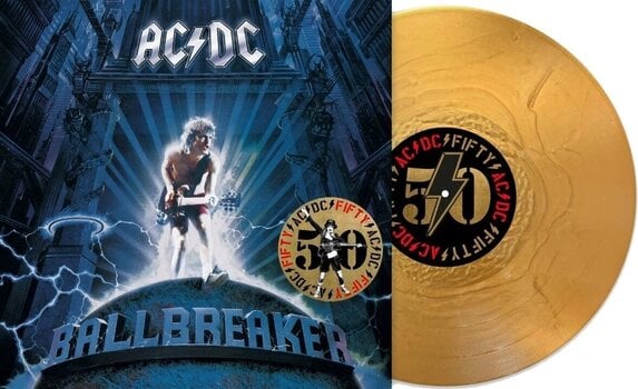 Vinyl Record AC/DC - Ballbreaker (Gold Coloured) (Anniversary Edition) (LP) - 2