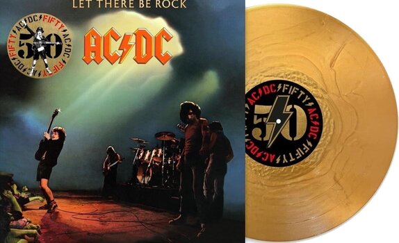 Vinyl Record AC/DC - Let There Be Rock (Gold Coloured) (Anniversary Edition) (LP) - 2