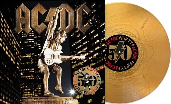 Vinyl Record AC/DC - Stiff Upper Lip (Gold Coloured) (Anniversary Edition) (LP) - 2
