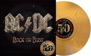 Vinylskiva AC/DC - Rock Or Bust (Gold Coloured) (Anniversary Edition) (Gatefold Sleeve) (LP) - 1