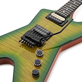 Electric guitar Dean Guitars USA ML Floyd Flame Top Slime Electric guitar - 4