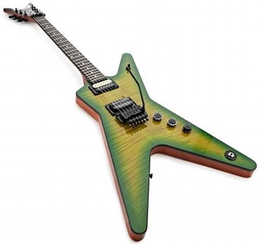 Guitare électrique Dean Guitars USA ML Floyd Flame Top Slime Guitare électrique - 2