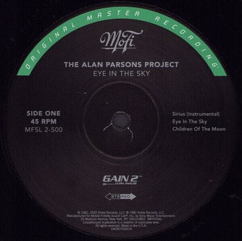 LP plošča The Alan Parsons Project - Eye In The Sky (180g) (Limited Edition) (Remastered) (2 LP) - 2