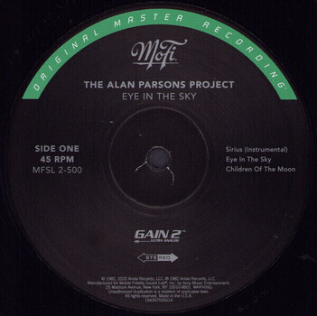 LP deska The Alan Parsons Project - Eye In The Sky (180g) (Limited Edition) (Remastered) (2 LP) - 2