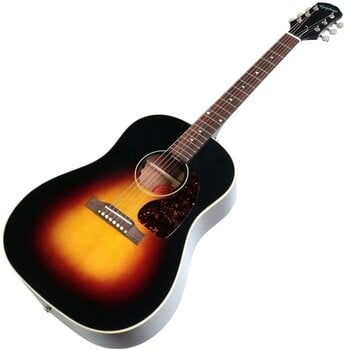 electro-acoustic guitar Epiphone J-45 Standard Triburst electro-acoustic guitar - 2