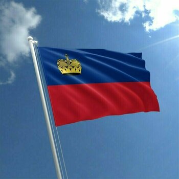 Nationale vlag Talamex Liechtenstein Nationale vlag 30 x 45 cm - 2
