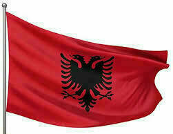 Národná vlajka Lindemann Albania Národná vlajka 30 x 45 cm - 2