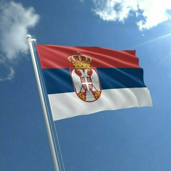 bandiera nazionale Lindemann Serbia bandiera nazionale 30 x 45 cm - 2