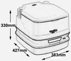 Aseo para acampar Thetford Porta Potti Qube 345 Aseo para acampar - 2