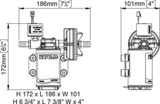 Črpalne / Vodni sistemi Marco UP3/E 12 / 24 V Črpalne / Vodni sistemi - 1