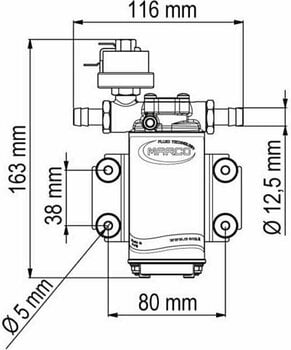 Ciśnieniowa pompa wody Marco UP2/A Water pressure system 10 l/min - 12V - 2
