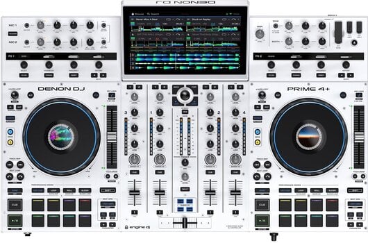 Controlador para DJ Denon DJ Prime 4+ White Controlador para DJ - 2