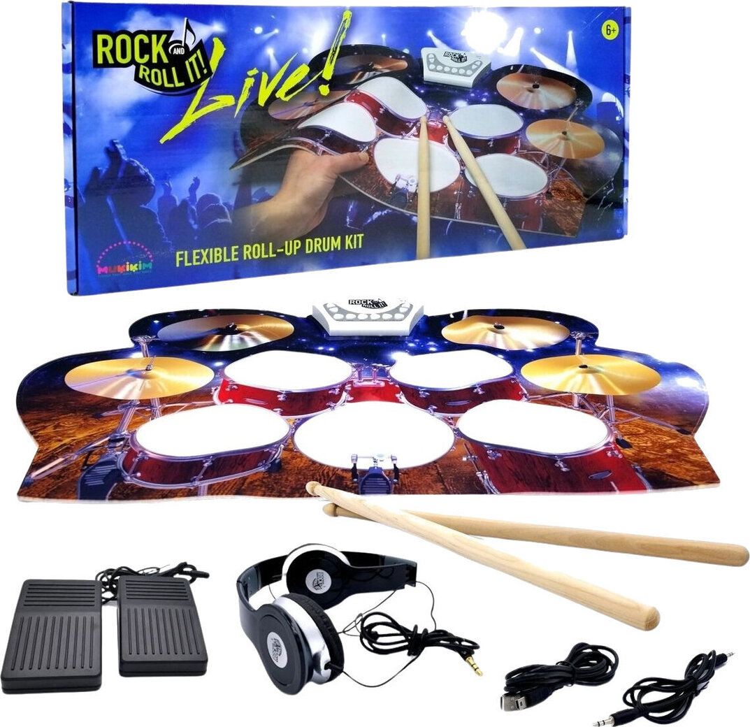 Inkl. Schlagzeugstöcke