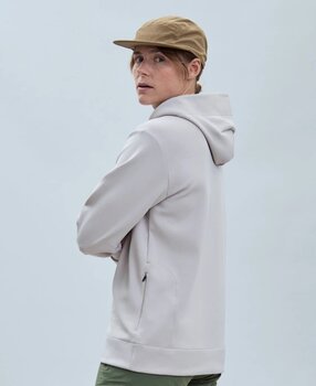 Pyöräilytakki, -liivi POC Poise Hoodie Light Sandstone Beige XS Huppari - 4