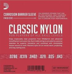 Cordas de nylon D'Addario EJ27N-3D Cordas de nylon - 1